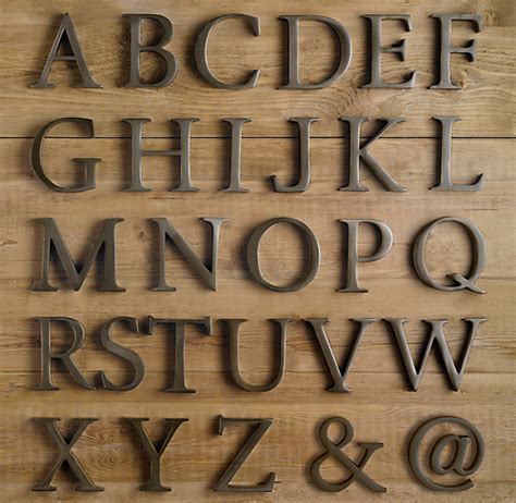 See more ideas about letter wall decor, letter wall, decorative letters. Cast Metal Letter Objects