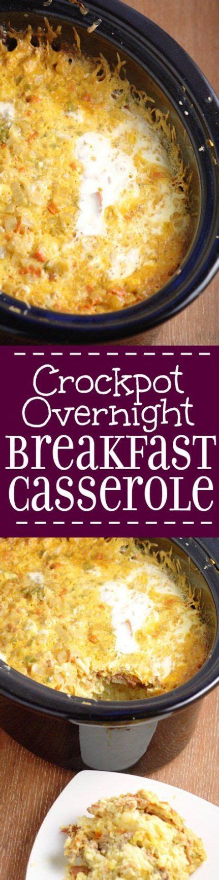 You should make it a good one! 64 Ideas For Breakfast Recipes Easy For A Crowd Crock Pot #recipe… | Overnight breakfast ...