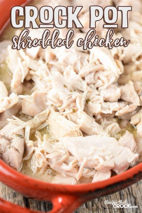 These crock pot chicken tacos are one of my favorite recipes! Chicken In Crock Pot Recipies Using Chicken Broth ...