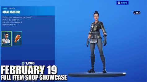 The item shop is a cosmetic item shop in fortnite: Fortnite Item Shop - Maki Master SKIN IS BACK! - February ...