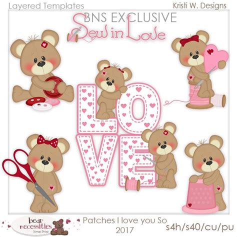 And we have some coloring pages all about love. New Products and This week's savings Code | Bear clipart, Scrapbook crafts, Valentine stamps