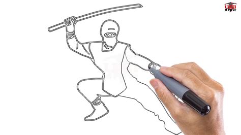 Ninja mask drawing at paintingvalley com print download the attractive ninja coloring pages for kids activity. How to Draw a Ninja Easy Step By Step Drawing Tutorials ...