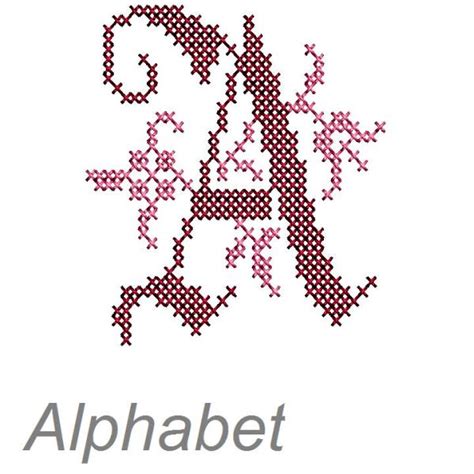 Allerdings hat man bei diesen vorlagen etwas mehr mühe beim sticken, denn die muster müssen ausgezählt werden. Stickvorlagen Kreuzstich Buchstaben Kostenlos Zum Ausdrucken