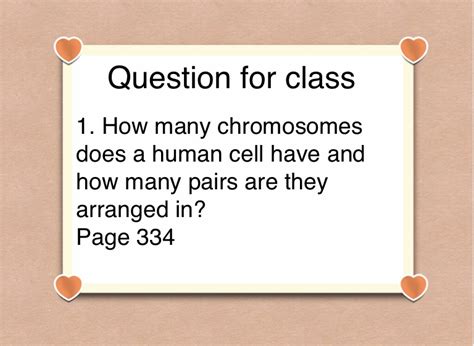 More specifically, both his chromosome 14's are stuck to his chromosome 15's. 14.1 Human Chromosomes - Screen 12 on FlowVella ...