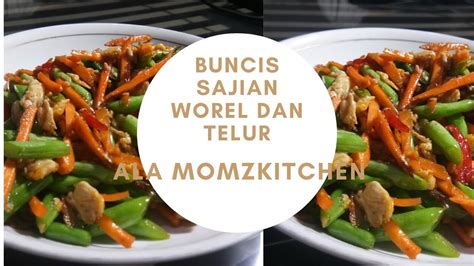 Ratakan agar vla tidak menggunung, beri seiris daging asap, wortel dan telur dadar. BUNCIS sajian wortel dan telur ala momz kitchen - YouTube