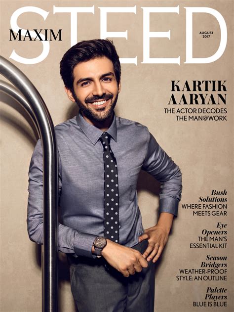 Kartik month is the holiest month because this month belongs to srimati radharani. Kartik Aaryan Looks Stylish On The Cover Of India Maxim ...
