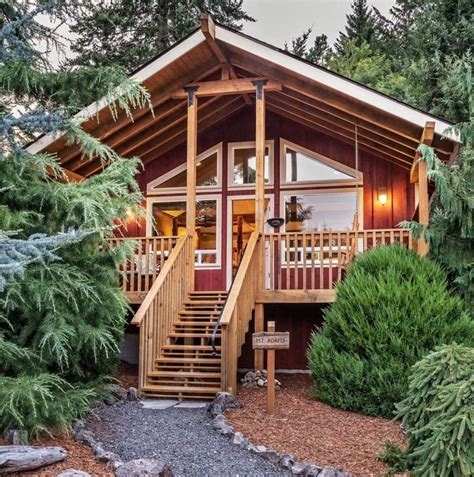 Secluded cabin with lots of character in a secluded area (40 acres) with a pond and a diving board right outside the back door. Romantic Washington State Cabins | Carson Ridge Luxury ...