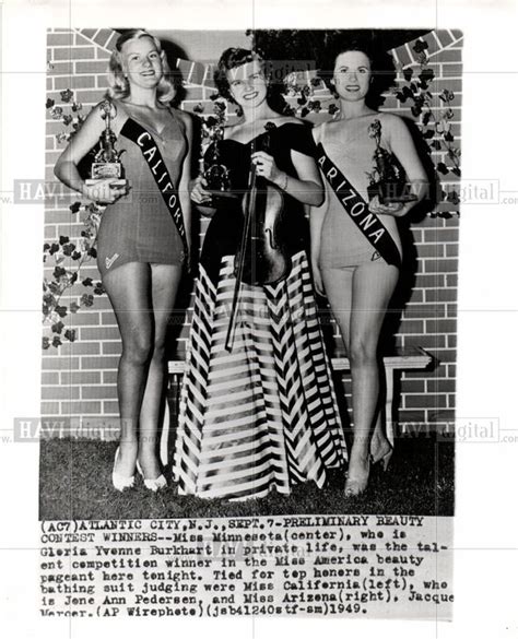 Beauty pageant princess halle von filled with big white cock. 1949 Miss America Pageant Press Photo: "Atlantic City, N.J ...