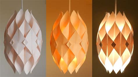 In this video i've shown how to make a simple lampshade that can be used for ceiling light or floor light or for table lamp.if. DIY lamp (Eternal flame) - learn how to make a paper lampshade/lantern - EzyCraft - YouTube