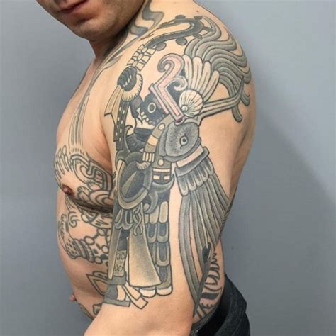 Originally, aztec tattoos were only done in a ritual to honor an aztec god. Aztec tattoo meaning, symbols and design ideas for men