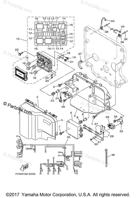 Yamaha warrior stator wiring yamaha blaster wiring diagram free. Yamaha Waverunner 2017 OEM Parts Diagram for Electrical - 1 | Partzilla.com