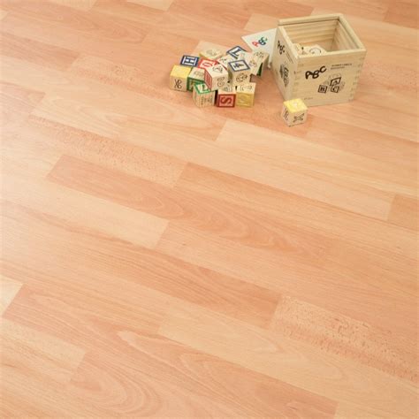 The protective wear layer protects the laminate from scratches and stains. Living - 6mm Laminate Flooring - Beech - 2.73m2 | Discount ...