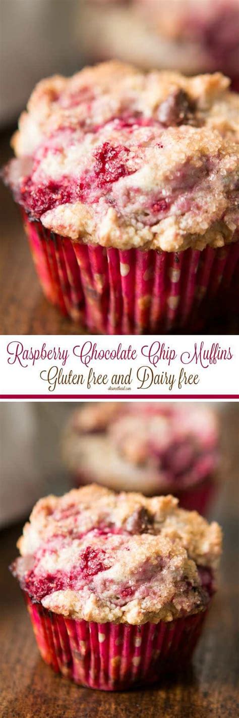 Any flavor you love or crave. Gluten Free Dairy Free Raspberry Chocolate Chip Muffins ...