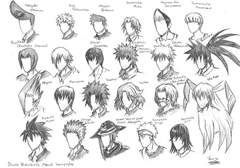 Here presented 51+ male anime hairstyles drawing images for free to download, print or share. Anime Male Hair Drawing at GetDrawings | Free download