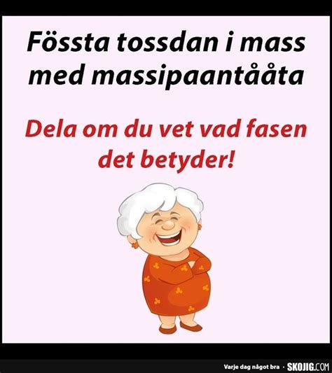 Missa aldrig när fössta tossdan i mass infaller nästa gång! Fössta tossdan i mass .. - Skämt och de bästa roliga bilderna!
