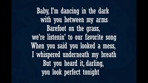 Perfect-Ed Sheeran (lyrics) - YouTube