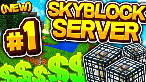 Hey guys i was wondering if there was a skyblock pe server. *NEW* SKYBLOCK SERVER LIVE RELEASE! #1 - Minecraft ...