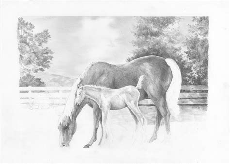 For instance, they do not have to carry papers or canvas. Diane Wright Art Journal: Horse & Colt