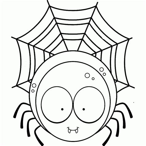 Some of our little arachnid friends are super cute. Scary Spider Coloring Pages - Coloring Home