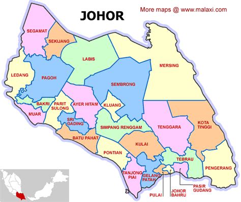 22.41 km » johor premium outlet. Johor Kini: Peta dan Bendera Negeri Johor