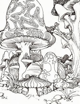 Hippie trippy mushroom coloring pages #26166567. Image result for Trippy Mushroom Coloring Pages | Easy ...