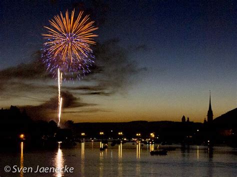 August feuerwerk zu sehen sein. Stein am Rhein: 1. August