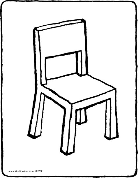 This coloring page has where to roam the colors. Chair Coloring Pages - Coloring Home