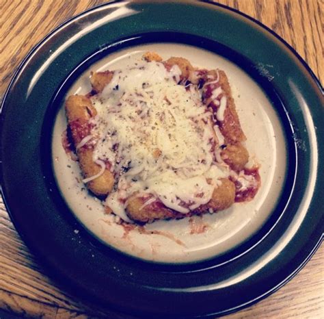 Diameter 23 cm for a flat shape like in the video. Breaded Mozzarella Patties - Spaghetti Squash Chicken ...