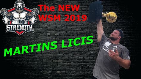 The world's strongest man @worldsstrongest. The NEW WORLD'S STRONGEST MAN 2019 MARTINS LICIS !! - YouTube