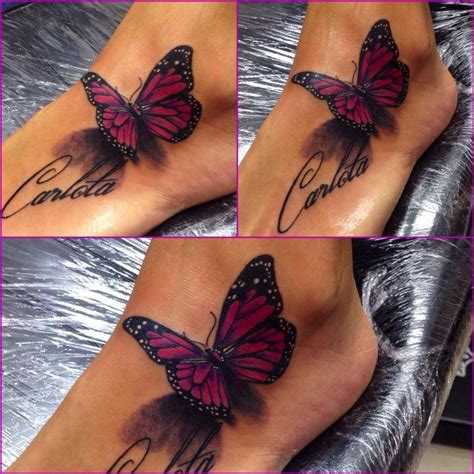 As far as getting a tattoo of a star behind your ear, the most common figure is the of. Tatuaje de mariposa en el pie por Marined en tatto ...