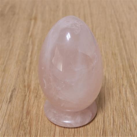 Pierre de lune rose : Œuf Yoni Quartz Rose Source de Bien-être | Ô Pierre De Lune