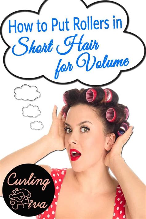 If you're wanting to accessorize your short hair with a cute headband, there are many different ways that you can wear one. How to put rollers in short hair for volume - Curling Diva ...