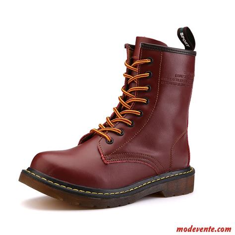 Ce modèle au caractère bien trempé apporte à la fois modernité et style. Bottines Boots Homme Pas Cher Vin Rouge Argent Mc22366