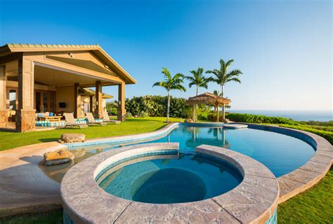 Looking for great deals on top products? Luxury Shaped Swimming Pool with Attached Hot Tub | Photo ...