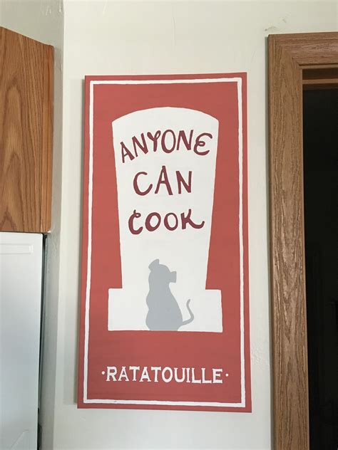 'cause today, anyone can be famous. Everyday Disney: Day 1277: Anyone Can Cook