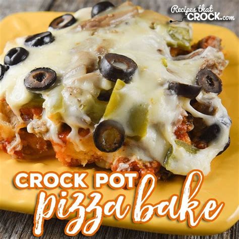 (still, i find a good rule in my correspondence with a. Crock Pot Pizza Bake {Bubble Up} - Recipes That Crock!