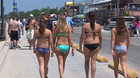 Hot spanish girls from colorado on spring break part 1. Wasaga Beach, Ontario, Canada July Stock Footage Video ...