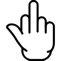 Check out our middle finger art selection for the very best in unique or custom, handmade pieces from our prints shops. Middle Finger Icons - Download Free Vector Icons | Noun ...