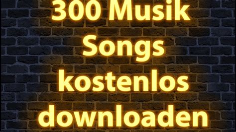 Mit dem youtube downloader kannst du jetzt kostenlos alle deine lieblings videos herunterladen, sodass du sie überall und jederzeit genießen. 300 Musik Songs kostenlos downloaden legal ohne Anmeldung ...