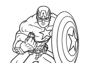 Download 18 Printable Captain America Coloring Pages -Marvel Superheroes - Print Color Craft