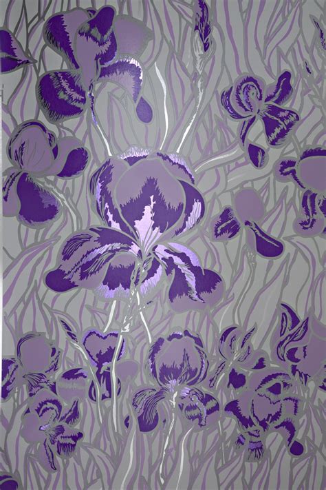 Find the perfect flavor paper wallpaper launch stock photos and editorial news pictures from getty images. Iris | Grey floral wallpaper, Purple wallpaper, Flavor ...