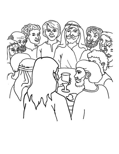 Preview and print this free printable coloring page by clicking on the link below. Jesus Drink with His Disciples Coloring Page: Jesus Drink ...