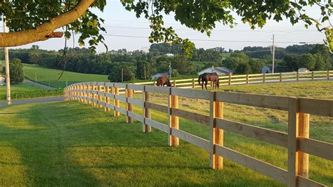 This will involve drilling the holes at the top and bottom of the post. Post and Rail Fencing | Horse Fencing | Narvon, PA