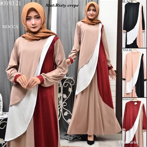 Model baju terusan ini memang selalu jadi pilihan terbaik bagi orang yang malas ribet padu padan atasan dan bawahan. Model Gamis Terbaru Untuk Ibu Menyusui | Ragam Muslim