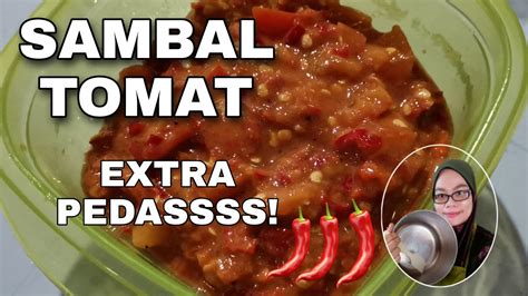 Siapkan tomat merah segar, gores menyilang di permukaan ujungnya dengan pisau. CARA BUAT SAMBAL TOMATO BELACAN YANG PEDAS - YouTube