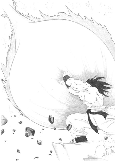 Gallery of dragon ball af coloring pages for goku on. Dragon Ball Z Kamehameha Drawing