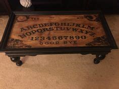 I wanted a cool, unique coffee table for my house, but couldn't find anything that i liked in my price range. Round Ouija Table - Séance, Seance, Board, Spiritualist ...