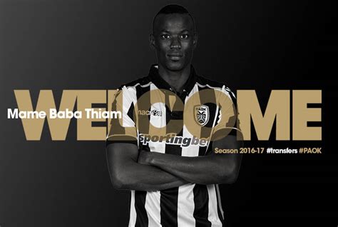 Mame thiam, karagümrük'e attığı golle birlikte 8 gol ve 4 asiste ulaştı. Mame Thiam joins PAOK - PAOKFC