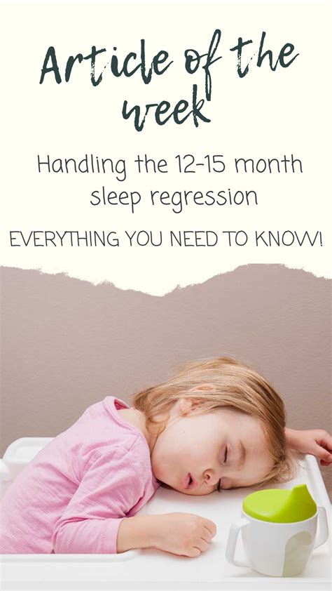 The 12-15 Month Sleep Regression | 15 month sleep regression, Sleep regression, Gentle sleep 
