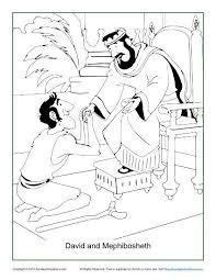 86 david is kind to mephibosheth. Image result for 1 Samuel 28,29, 30 Bible coloring page ...